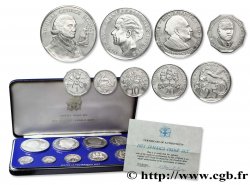 JAMAICA Série de 9 monnaies Proof 1977 Franklin Mint