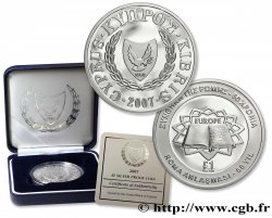 CHYPRE 1 Livre Proof 50e anniversaire du Traité de Rome 2007 Varsovie