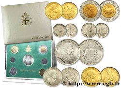 VATIKANSTAAT UND KIRCHENSTAAT Série 7 monnaies Jean-Paul II an XIV 1992 Rome