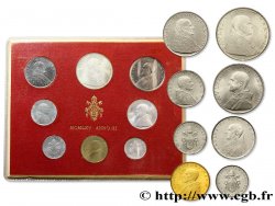 VATICAN ET ÉTATS PONTIFICAUX Série 8 monnaies Paul VI an III 1965 Rome