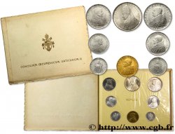 VATICAN ET ÉTATS PONTIFICAUX Série 8 monnaies Jean XXIII an IV / Conseil Oecuménique Vatican II 1962 Rome