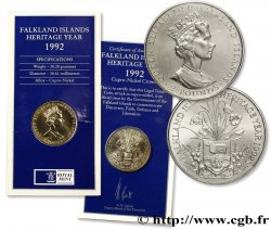 FALKLAND ISLANDS 2 Pounds Année du Patrimoine 1992