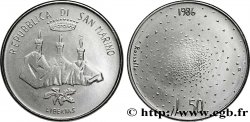 SAINT-MARIN 50 Lire Révolution technologique 1986 Rome - R