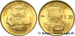SAINT-MARIN 20 Lire armes “la Révolution technologique” 1986 Rome - R