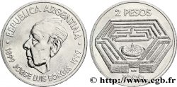 ARGENTINA 2 Pesos 100e anniversaire de la naissance de Jroge Luis Borges 1999