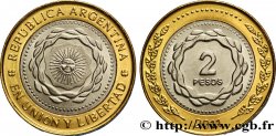 ARGENTINA 2 Pesos soleil frappe médaille 2011 