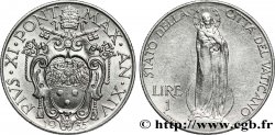 VATICANO Y ESTADOS PONTIFICIOS 1 Lire frappe au nom de Pie XI an XV / Vierge sur un globe 1935 Rome