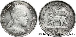 ÉTHIOPIE 1 Gersh Ménélik II / lion EE1895 1903 Paris - A
