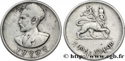 ÉTHIOPIE 50 Cents Haile Selassie/ lion éthiopien EE1936 1944