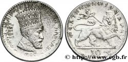 ÉTHIOPIE 10 Matonas Hailé Selassié I EE1923 / lion éthiopien 1930 Addis-Abeba