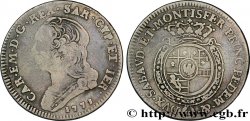 ITALIEN - KÖNIGREICH SARDINIEN 1/4 Scudo Charles Emmanuel III, Roi de Sardaigne 1771 Turin