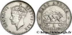 AFRIQUE DE L EST 1 Shilling Georges VI / lion 1949 British Royal Mint