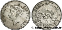 AFRIQUE DE L EST 1 Shilling Georges VI / lion 1950 British Royal Mint