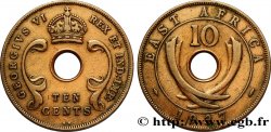 AFRIQUE DE L EST 10 Cents frappe au nom de Georges VI 1937 Kings Norton - KN