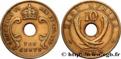 AFRIQUE DE L EST 10 Cents frappe au nom de Georges VI 1939 Heaton - H