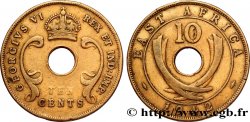 AFRIQUE DE L EST 10 Cents (Georges VI) 1942 Londres