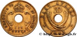AFRIQUE DE L EST 10 Cents (Georges VI) 1943 South Africa - SA