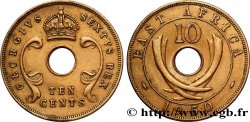 AFRIQUE DE L EST 10 Cents frappe au nom de Georges VI 1950 Londres