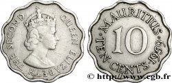 ÎLE MAURICE 10 Cents Elisabeth II 1959
