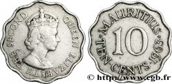 ÎLE MAURICE 10 Cents Elisabeth II 1963