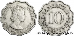ÎLE MAURICE 10 Cents Elisabeth II 1964