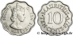 ÎLE MAURICE 10 Cents Elisabeth II 1970