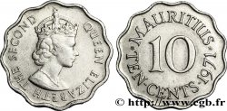 ÎLE MAURICE 10 Cents Elisabeth II 1971