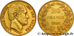 BELGIO 20 Francs Léopold Ier 1865 Bruxelles