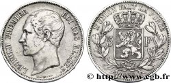 BELGIQUE 5 Francs Léopold Ier 1850
