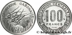 GABON Essai de 100 Francs antilopes type “Banque Centrale” 1971 Paris
