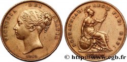 REGNO UNITO 1/2 Penny Victoria “tête jeune” 1848 