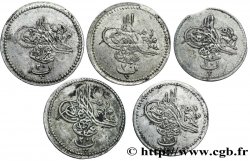 TURCHIA Lot de 5 pièces divisionnaires n.d Constantinople