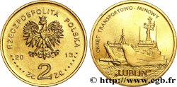 POLONIA 2 Zlote navire de transport et largueur de mines Lublin 2013 Varsovie FDC