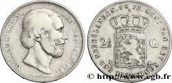 NETHERLANDS 2 1/2 Gulden Guillaume III 1872 Utrecht
