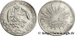 MEXICO 8 Reales Aigle / bonnet phrygien sur soleil 1893 Guanajuato - G°