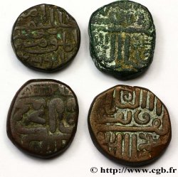 INDE - MONDE INDIEN Paisa - Lot de quatre monnaies n.d