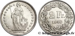 SUISSE 2 Francs Helvetia 1940 Berne - B