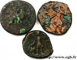 ASIA Lot de 3 pièces en cuivre n.d