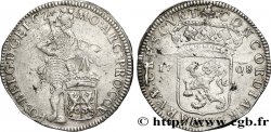 NETHERLANDS - UNITED PROVINCES 1 Ducat d argent Frise Occidentale 1708 Enkhuizen