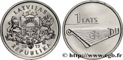 LETONIA 1 Lats emblème / Kokle 2013 Staatliche Münzen Baden-Württemberg