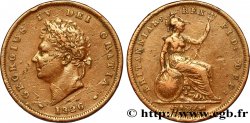 UNITED KINGDOM 1 Penny Georges IV tête laurée / Britannia 1826 