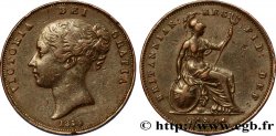 VEREINIGTEN KÖNIGREICH 1 Penny Victoria “tête jeune” 1854 