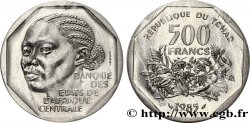 CHAD Essai de 500 Francs femme africaine 1985 Paris