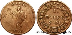 SUÈDE 1 Daler “Mars” 1718