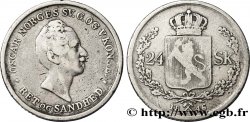NORVÈGE 24 Skilling Oscar II 1846