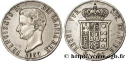 ITALIEN - KÖNIGREICH BEIDER SIZILIEN 120 Grana François II, roi de Naples et Sicile 1859 Naples