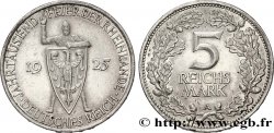 GERMANY 5 Reichsmark 1000e anniversaire de la Rhénanie 1925 Berlin