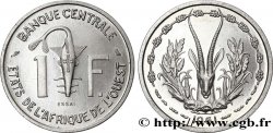 ÉTATS DE L AFRIQUE DE L OUEST (BCEAO) Essai de 1 Franc masque / antilope 1961 Paris