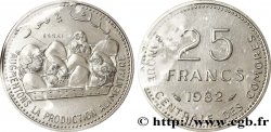 COMOROS Essai de 25 Francs poussins et oeufs 1982 Paris