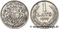 LETTONIA 1 Lats emblème 1924